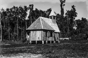 Kirche : Kirchenbau aus Holz bei Londrina.