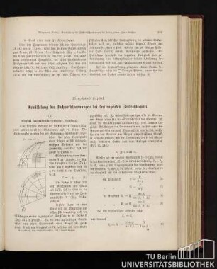 Vierzehntes Kapitel. Ermittelung der Fachwerkspannungen bei freitragenden Zentraldächern.