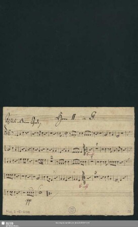 Horn II. in G.