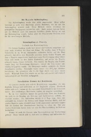Verschiedene Formen der Reaktionen.
