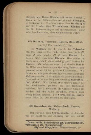 62) Walburg, Velmeden, Hansen, Höllenthal