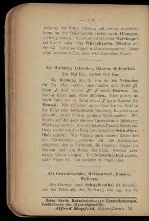 62) Walburg, Velmeden, Hansen, Höllenthal