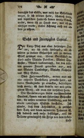 Sechs und Zwanzigstes Capitul. - Dreyßigstes Capitul.