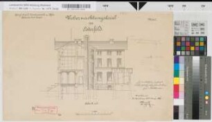 Übernachtungslocal zu Osterfeld, Blatt 7: Schnitt, M. 1:100 Hgü, Sknr.: 2, Fanr.: 7, Bunr.: 8
