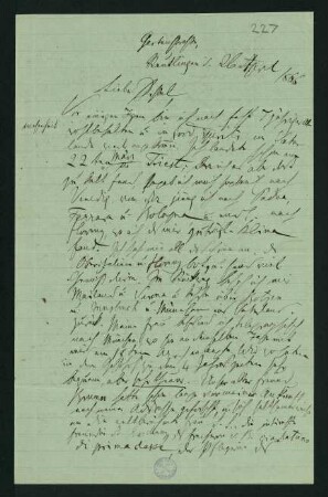 21-24, Brief vom 26. April 1866