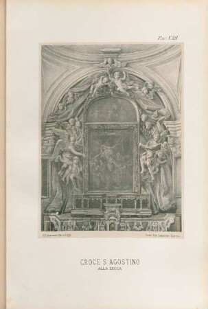 Tav. XXII. Croce S. Agostino alla Zecca