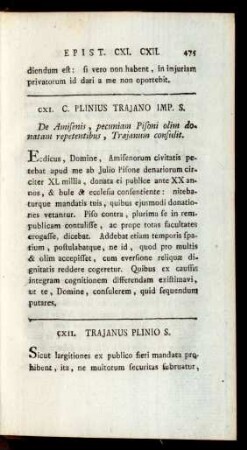 CXII. Trajanus Plinio S.