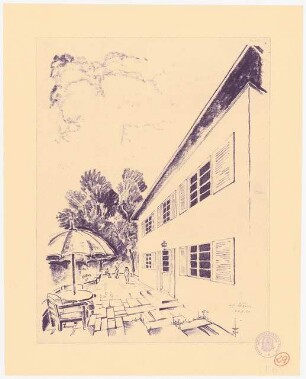 Hausgarten: Perspektivische Ansicht