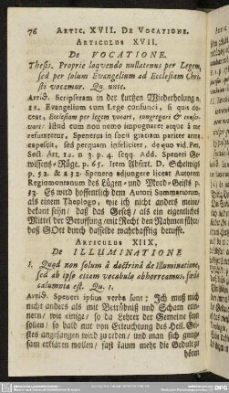 Articulus XIIX. [XVIII.] De Illuminatione