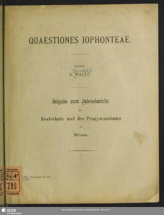 Quaestiones Iophonteae
