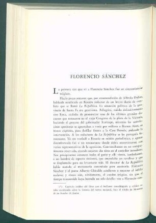 Florencio Sánchez