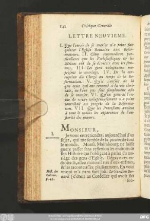 Lettre Neuvieme.