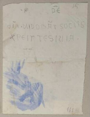 Die Nachschrift einer Inschrift