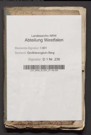 Besoldung und Etats der Forstbeamten im Emsdepartement