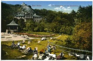 Bad Sulza. Am Gradierwerk mit der Sonnenburg