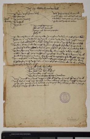 Albrecht Dürer: Wundölrezept Item daz kostlich bewert wundöll.
