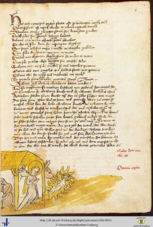 [14r - 17v] Die Geburt Christi.