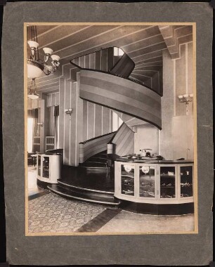 Läden am Zoo, Berlin Umbau: GDA-Läden, EG mit Treppe (von Inv. Nr. 3204)