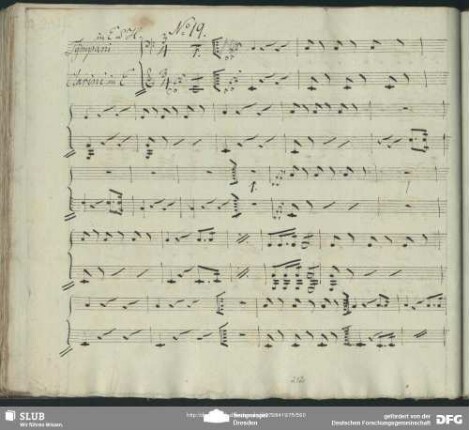 No. 19 (timp, tr)