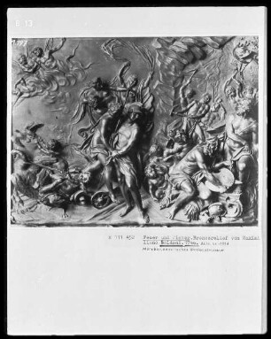 Zyklus der vier Jahreszeiten — Der Winter, Allegorie der Kunst