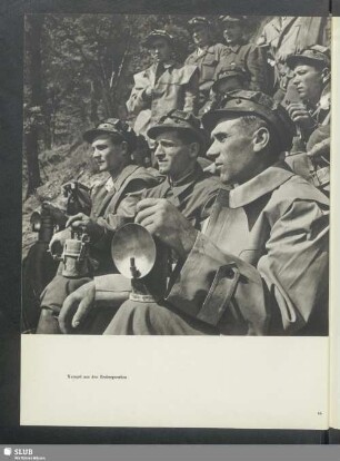 Kumpel aus den Erzbergwerken