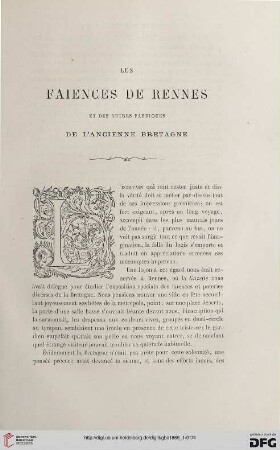 18: Les fai͏̈ences de Rennes et des autres fabriques de l'ancienne Bretagne