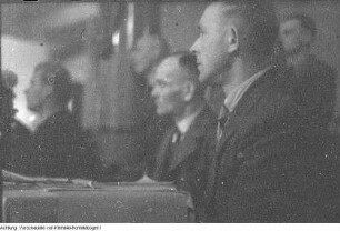 Freital, I. Landesparteitag der SPD, 5.-8. Oktober 1945, Paul Gruner (Bildmitte)