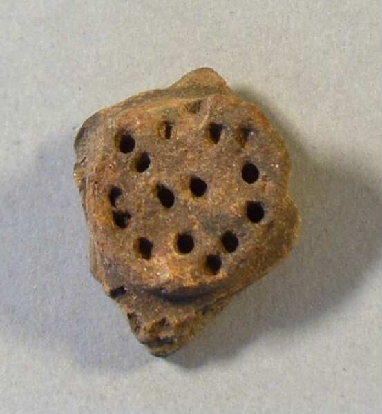 Pottery vessel decoration (fragment)