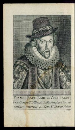 Francis. Baco Baro De Verulamio, ...