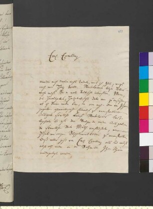 Brief von Böttiger, Karl August an Goethe, Johann Wolfgang von