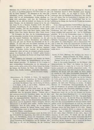 391-392 [Rezension] Zimmermann, Friedrich, Die ägyptische Religion nach der Darstellung der Kirchenschriftsteller und die ägyptischen Denkmäler