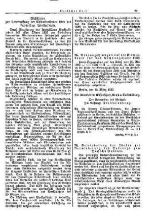 Vorauszahlungen auf die Kirchensteuer für das Rechnungsjahr 1933 : [Amtlicher Teil]