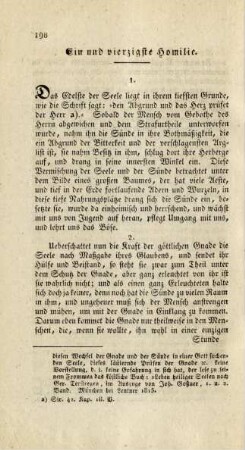 Ein und vierzigste Homilie