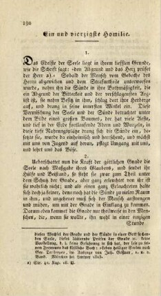 Ein und vierzigste Homilie