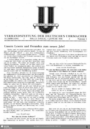 Unseren Lesern und Freunden zum neuen Jahr!