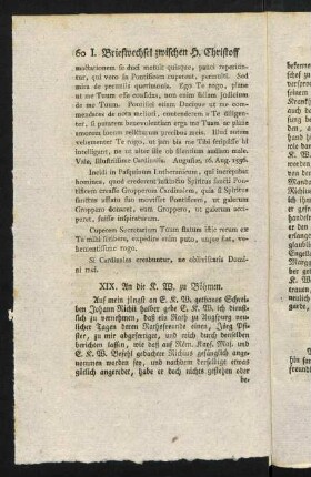 60-72, Briefe XIX-XXX