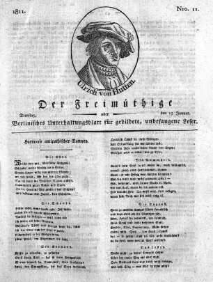 Nro. 11, Dienstag, den 15. Januar 1811