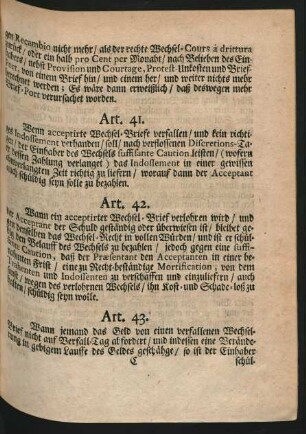 Art. 41. - Art. 48.