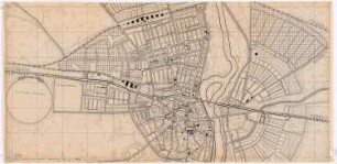 Stadtplanung, Adana Gesamtplan: Drei Blätter 1-3, hier Teilblatt 2, 1:5000, Maßstabsleiste