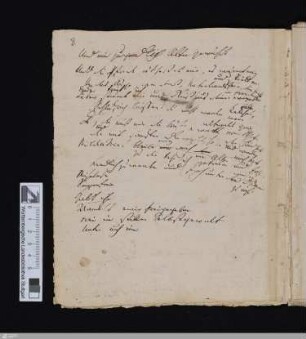 Bruchstück 8 (Wandelt ewig freigegeben ...) : [StA 2,316/929]