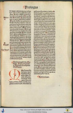 Prologus sancti Hieronymi in evangelium secundum Marcum