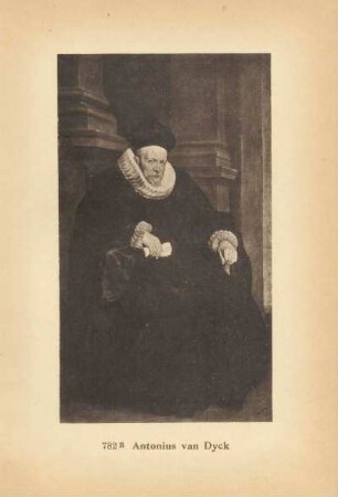 Antonius van Dyck. Bildnis eines vornehmen Genuesers. 782 B