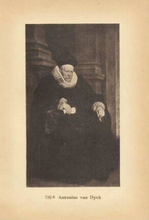 Antonius van Dyck. Bildnis eines vornehmen Genuesers. 782 B