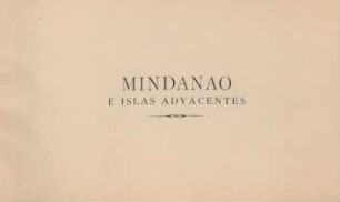 Mindanao é islas adyacentes