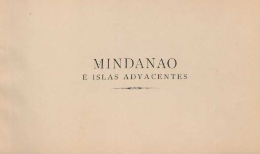 Mindanao é islas adyacentes