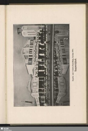Gewerbe- und Industrie-Ausstellung Zwickau 1906: Hauptwirtschaft