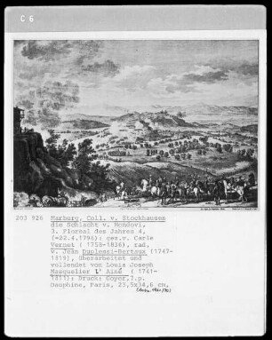 Die Schlacht von Mondovi am 22.04.1796