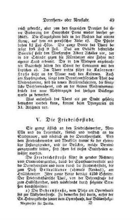 V. Die Friedrichsstadt