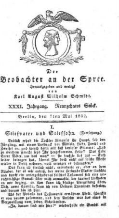 19. Stueck, 7. Mai 1832