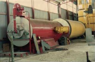Fotografie: Trocknungstechnik, Warmlufttrocknung, Grünfutter, Grünfuttertrocknungsanlage